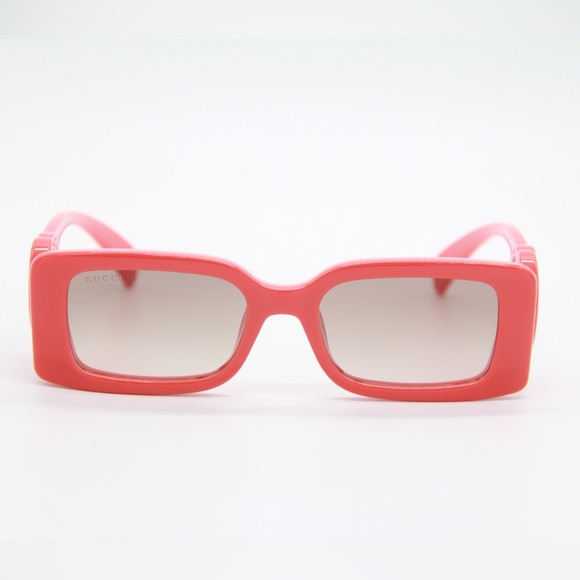 NEW GUCCI GG1325S 005 SQUARE RED WOMEN SUNGLASSES GUCCI - Picture 4 of 15